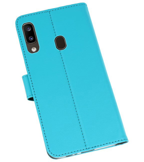 Wallet Cases Case for Samsung Galaxy A20 Blue