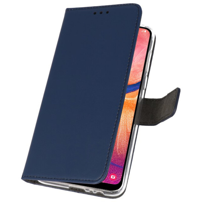 Custodia a Portafoglio per Samsung Galaxy A20 Navy