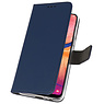 Wallet Cases Hülle für Samsung Galaxy A20 Navy