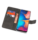 Etuis portefeuille Etui pour Samsung Galaxy A20 Navy