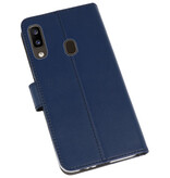 Etuis portefeuille Etui pour Samsung Galaxy A20 Navy