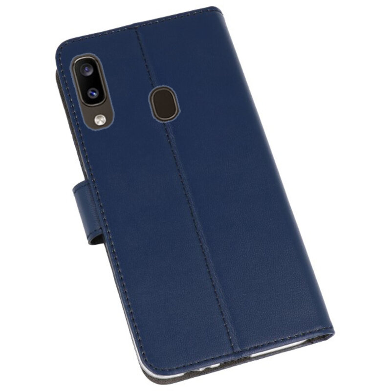 Etuis portefeuille Etui pour Samsung Galaxy A20 Navy