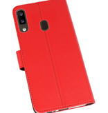 Veske Tasker Etui til Samsung Galaxy A20 Red