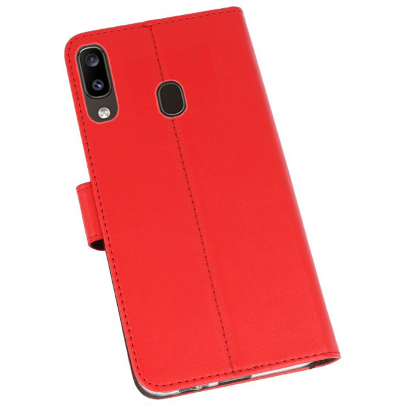Custodia a Portafoglio per Samsung Galaxy A20 Rosso