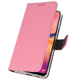 Etuis portefeuille Etui pour Samsung Galaxy A20 Rose