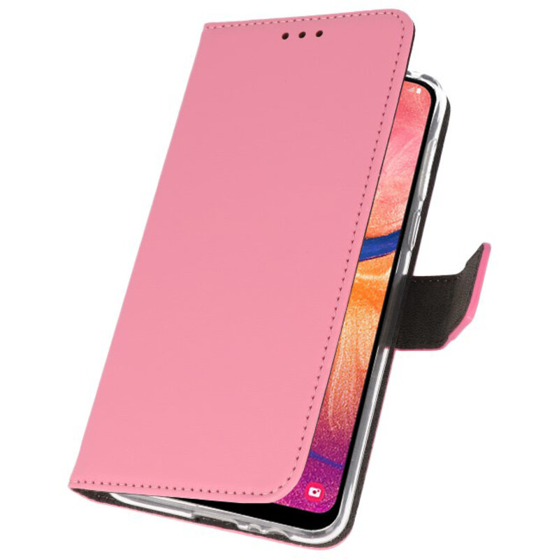 Custodia a Portafoglio per Samsung Galaxy A20 Rosa