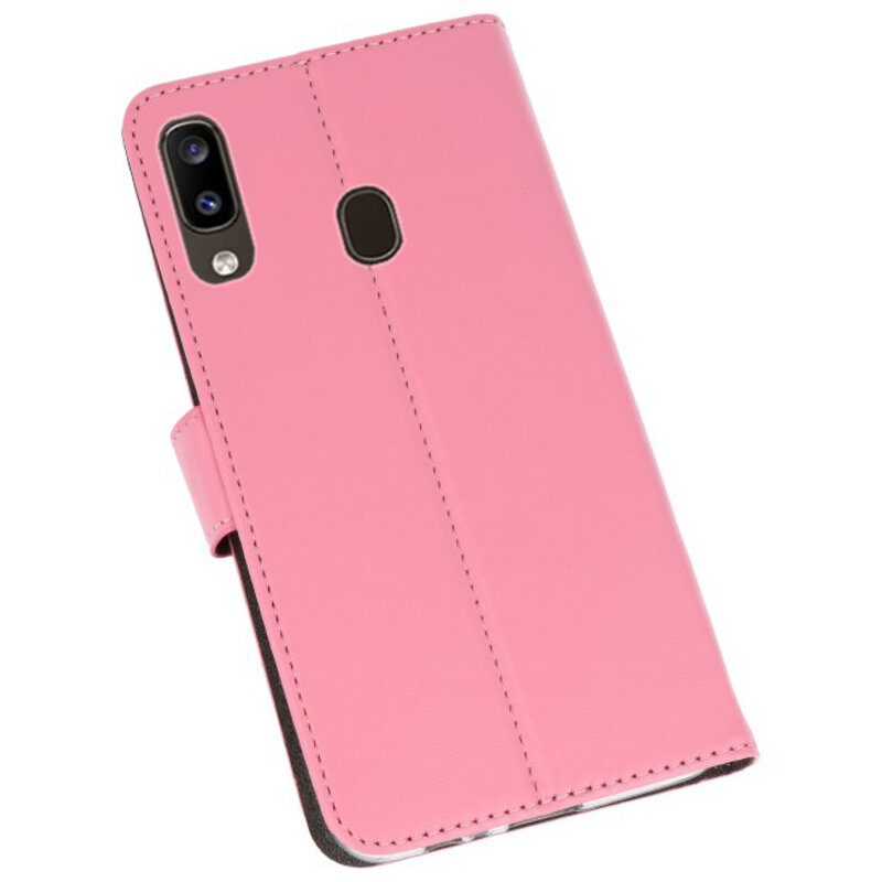 Custodia a Portafoglio per Samsung Galaxy A20 Rosa