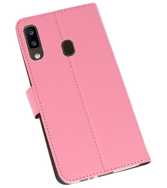 Etuis portefeuille Etui pour Samsung Galaxy A20 Rose