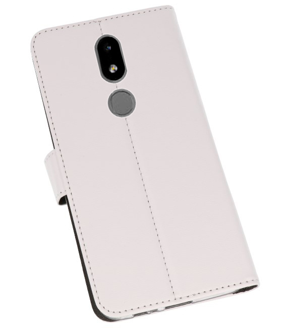 Funda Cartera Funda Para Nokia 3.2 Blanco