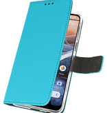 Wallet Cases Hülle für Nokia 3.2 Blue