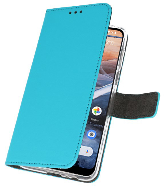 Etuis portefeuille Case pour Nokia 3.2 Blue