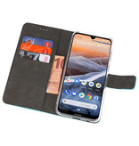 Wallet Cases Hoesje voor Nokia 3.2 Blauw