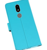 Etuis portefeuille Case pour Nokia 3.2 Blue