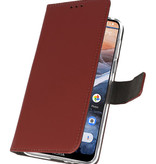 Etuis portefeuille Case pour Nokia 3.2 Brown