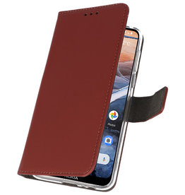 Wallet Cases Hoesje voor Nokia 3.2 Bruin