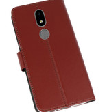 Etuis portefeuille Case pour Nokia 3.2 Brown