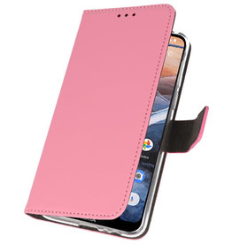 Etuis portefeuille Case pour Nokia 3.2 Pink