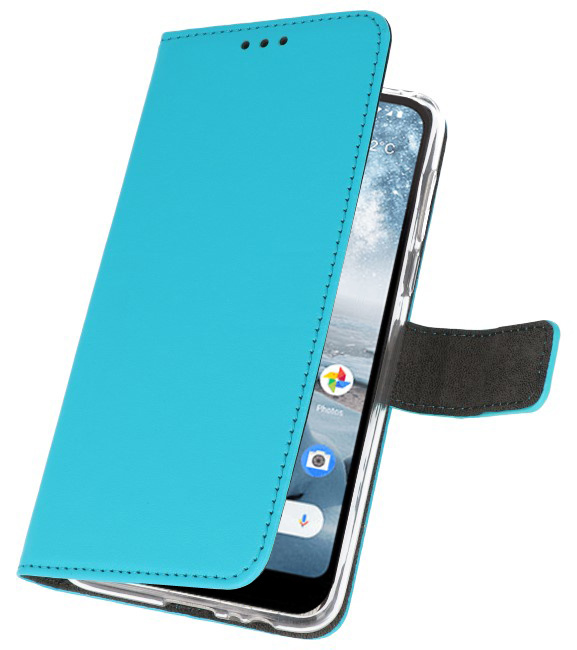 Etuis portefeuille Case pour Nokia 4.2 Blue