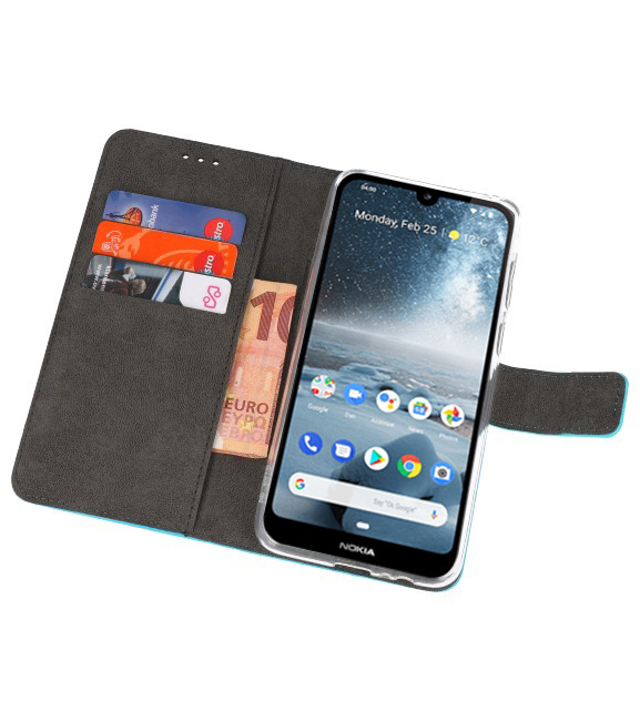 Wallet Cases Hülle für Nokia 4.2 Blue