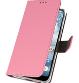 Wallet Cases Hülle für Nokia 4.2 Pink
