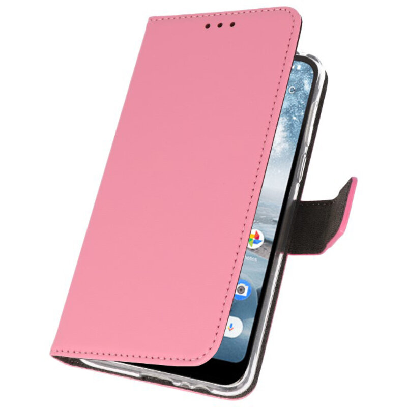 Wallet Cases Case for Nokia 4.2 Pink