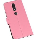 Wallet Cases Hoesje voor Nokia 4.2 Roze