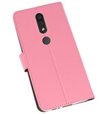 Fundas Wallet Case para Nokia 4.2 Rosa