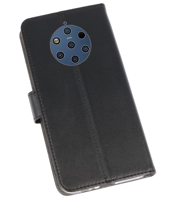 Wallet Cases Hülle für Nokia 9 PureView Black