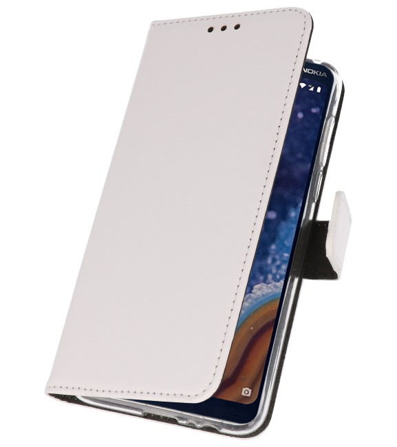 Wallet Cases Hülle für Nokia 9 PureView White