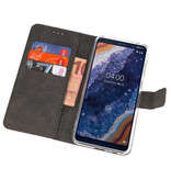 Wallet Cases Hoesje voor Nokia 9 PureView Wit