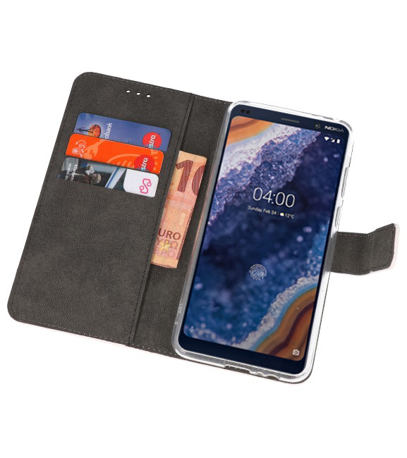 Wallet Cases Hülle für Nokia 9 PureView White