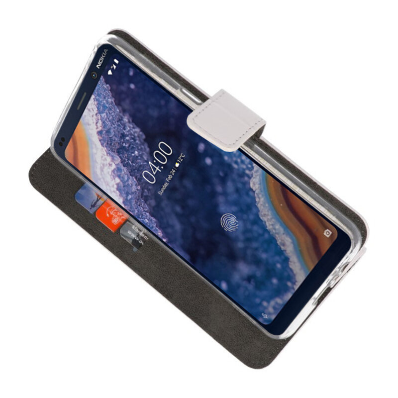 Etuis portefeuille Etui pour Nokia 9 PureView Blanc