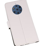 Wallet Cases Hoesje voor Nokia 9 PureView Wit