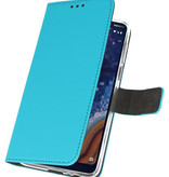 Wallet Cases Hülle für Nokia 9 PureView Blue