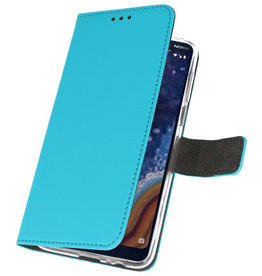 Custodia a Portafoglio per Nokia 9 PureView Blu