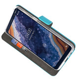 Wallet Cases Hülle für Nokia 9 PureView Blue