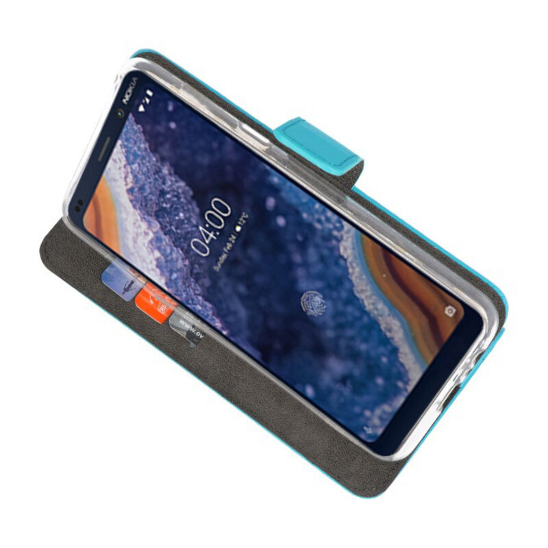 Funda Cartera Funda para Nokia 9 PureView Azul