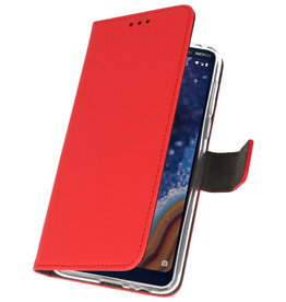 Fundas Cartera Funda para Nokia 9 PureView Rojo