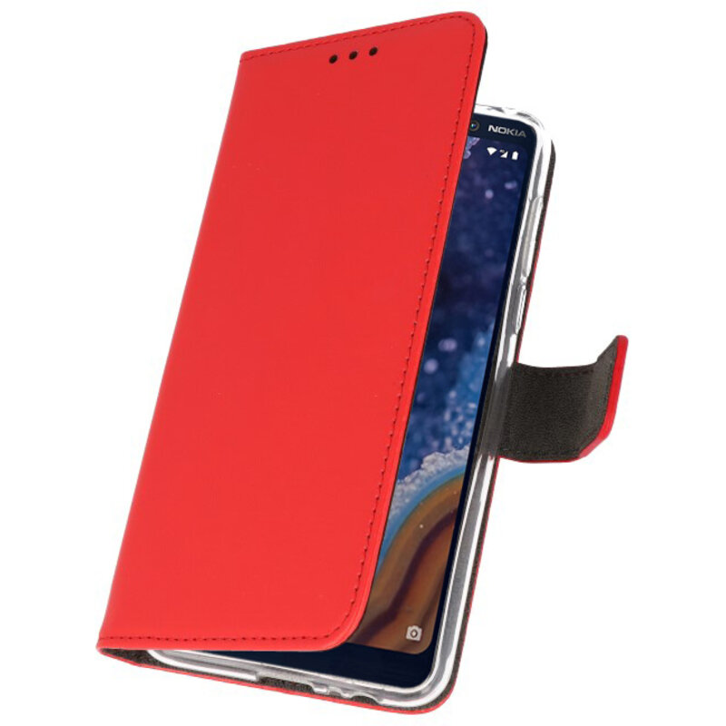 Fundas Cartera Funda para Nokia 9 PureView Rojo