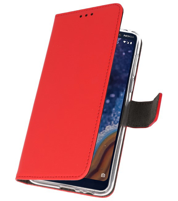 Etuis portefeuille Etui pour Nokia 9 PureView Rouge