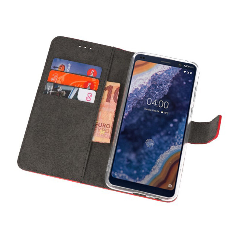 Wallet Cases Case for Nokia 9 PureView Red
