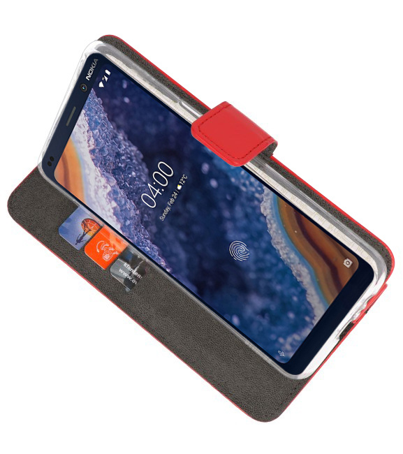 Wallet Cases Case for Nokia 9 PureView Red