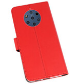Fundas Cartera Funda para Nokia 9 PureView Rojo