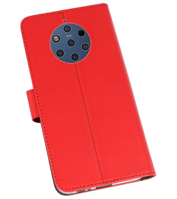 Fundas Cartera Funda para Nokia 9 PureView Rojo