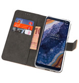 Wallet Cases Hülle für Nokia 9 PureView Gold