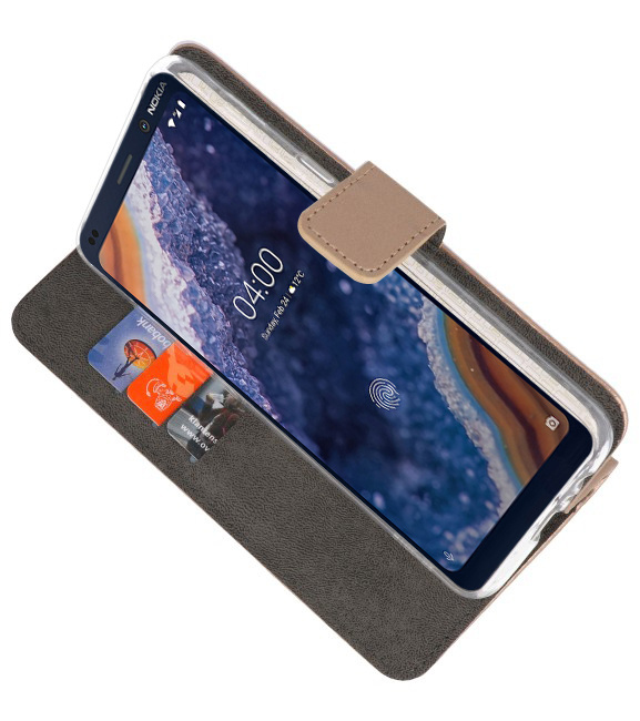 Estuches para billeteras para Nokia 9 PureView Gold