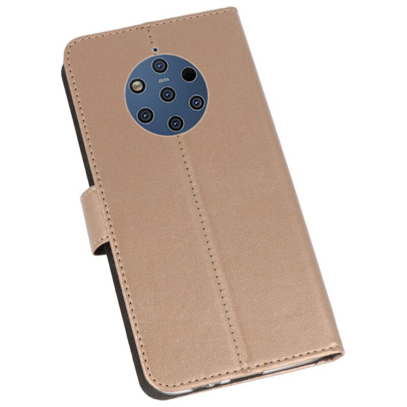 Custodia a portafoglio Custodia per Nokia 9 PureView Gold
