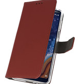 Wallet Cases Hülle für Nokia 9 PureView Brown