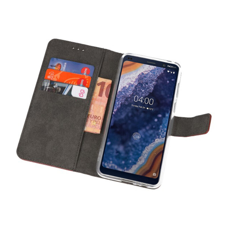 Funda Cartera para Nokia 9 PureView Marrón