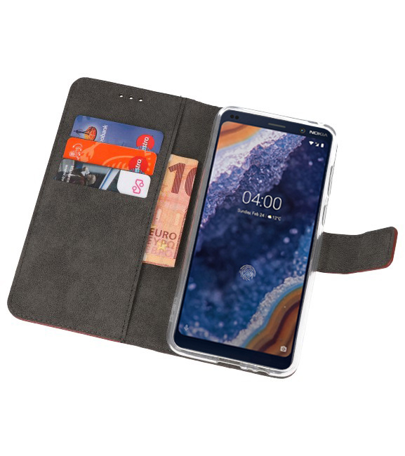 Wallet Cases Case for Nokia 9 PureView Brown